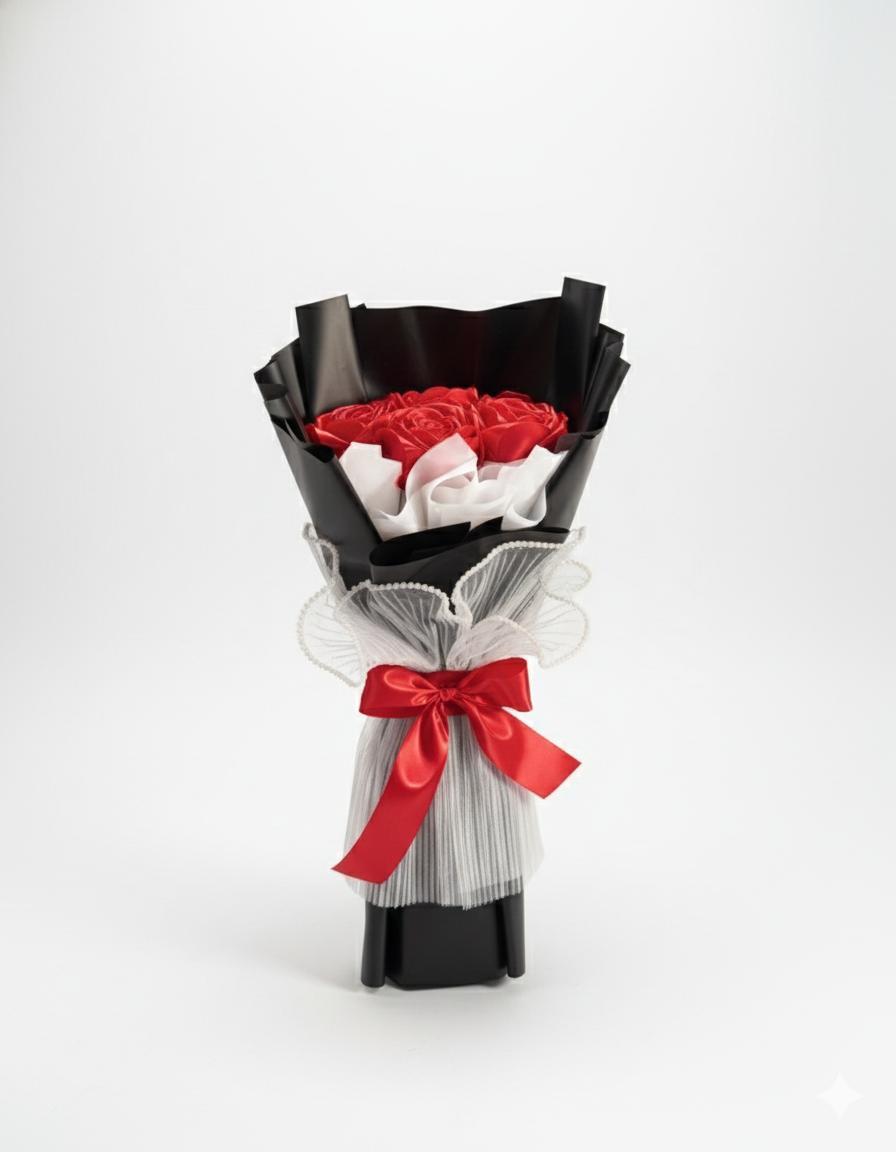 Mesh wraped Bouquet